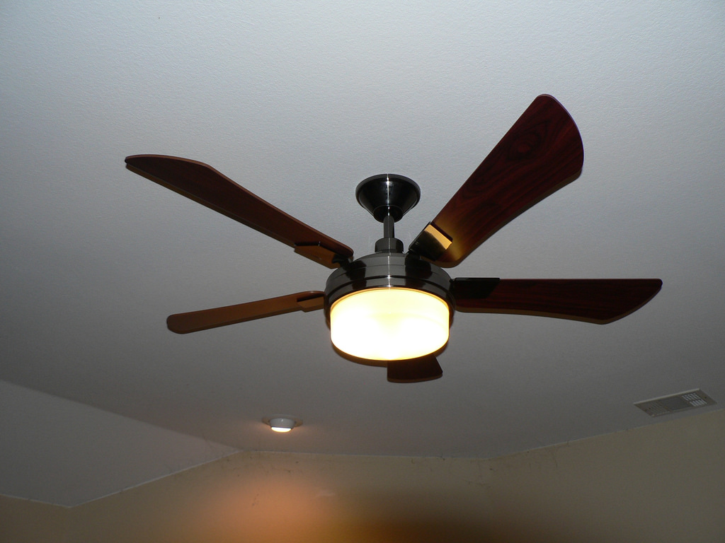 Clean ceiling fan