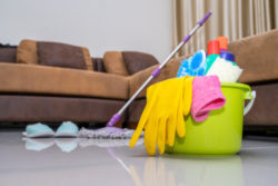 What is the fastest way to clean a cluttered house