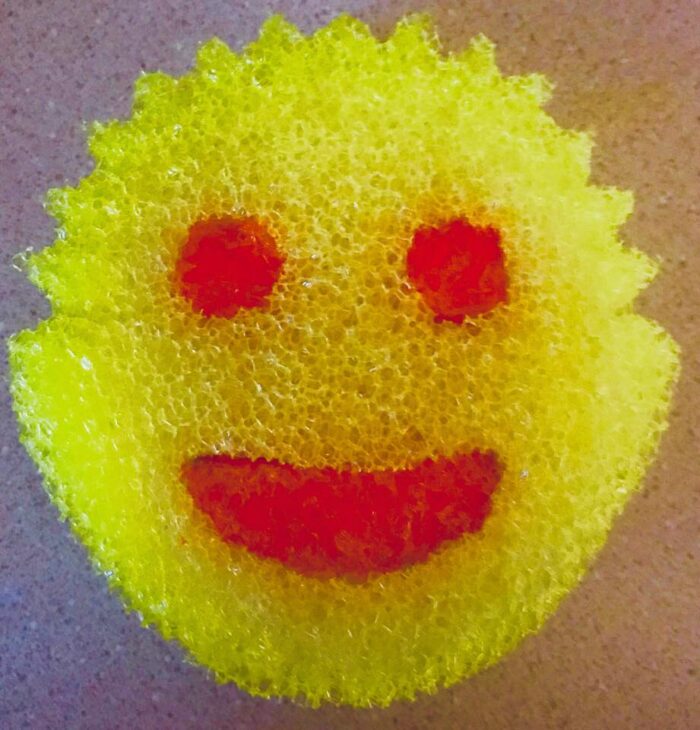 a yellow Scrub Daddy